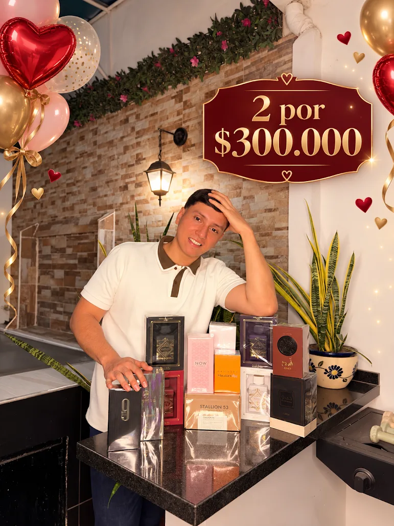 Promoción Amor y Amistad: lleva 2 perfumes por $300.000